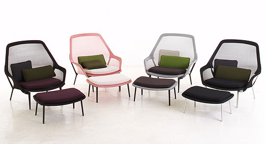 Bouroullec Brothers设计的Slow chair休闲躺椅