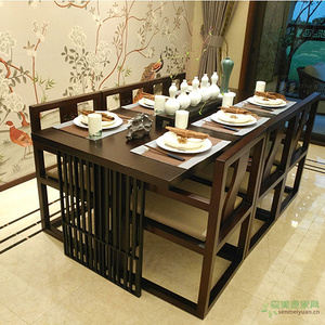 中式古典餐桌椅